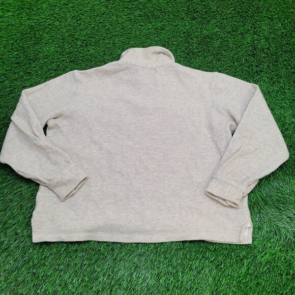 Ralph-Lauren Collared 1/4-Zip Sweater 2XL 26x24 Crop - Picture 2 of 14